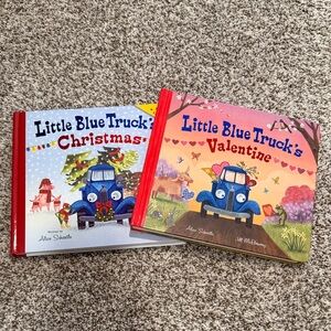 Little Blue Truck's Holiday Book Set